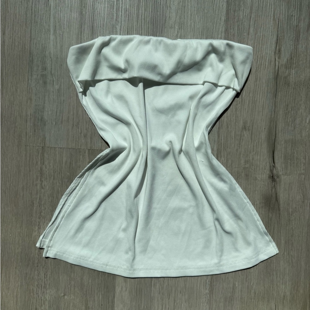 SHEIN Strapless White top